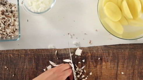 вареники с картошкой и грибами