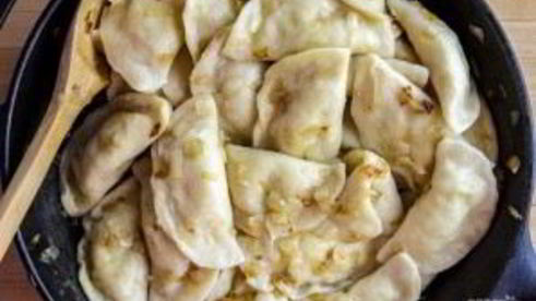 вареники с картошкой и квашеной капустой