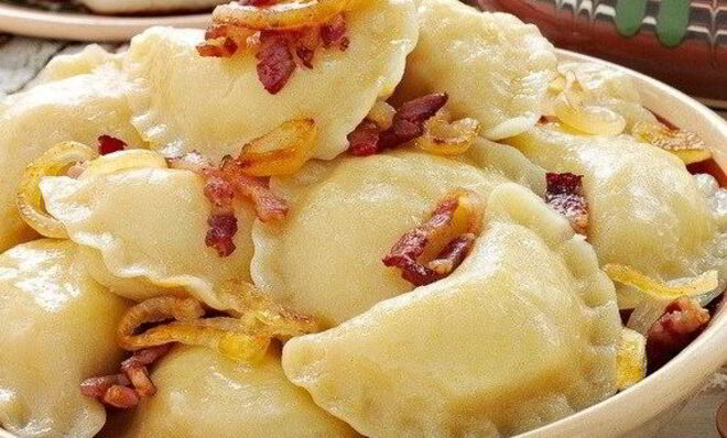 Вареники с картошкой и луком