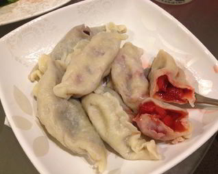 Вареники с клубникой