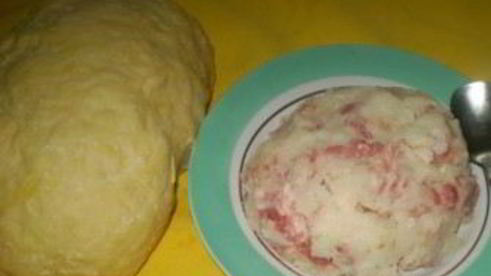 вареники с мясом и картошкой