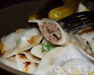 Вареники с мясом