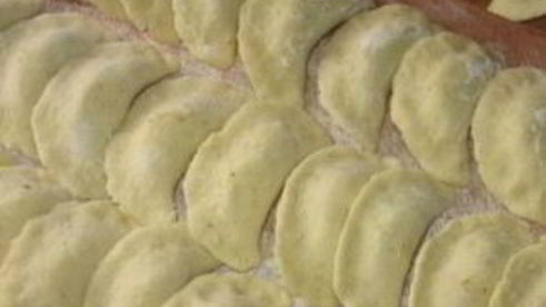 вареники с печенью и картошкой