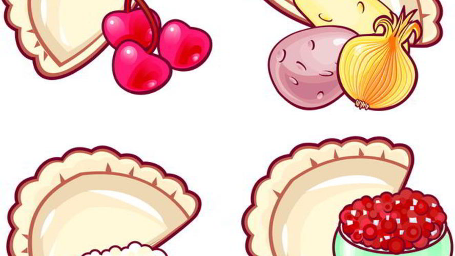 Рецепт вареников с салом