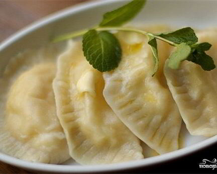 Вареники с сыром сулугуни