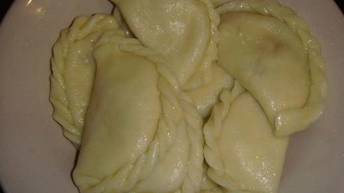 вареники с творогом и финиками