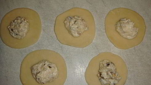 вареники с творогом и финиками