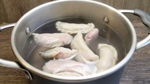 вареники с вишнями из заварного теста