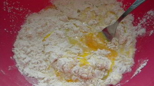 вареники с яйцом, зеленью и сыром фета