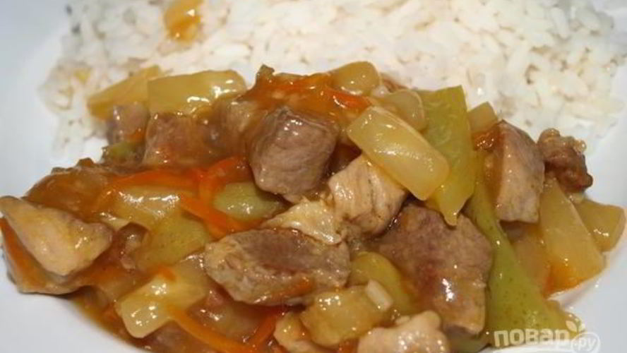 Рецепт гавайского жаркого из свинины