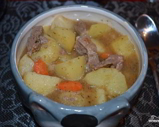 Жаркое из говядины в мультиварке