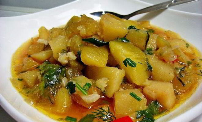 Жаркое из кабачков