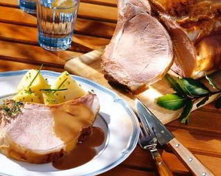 Жаркое из копченой свинины по-брандербургски