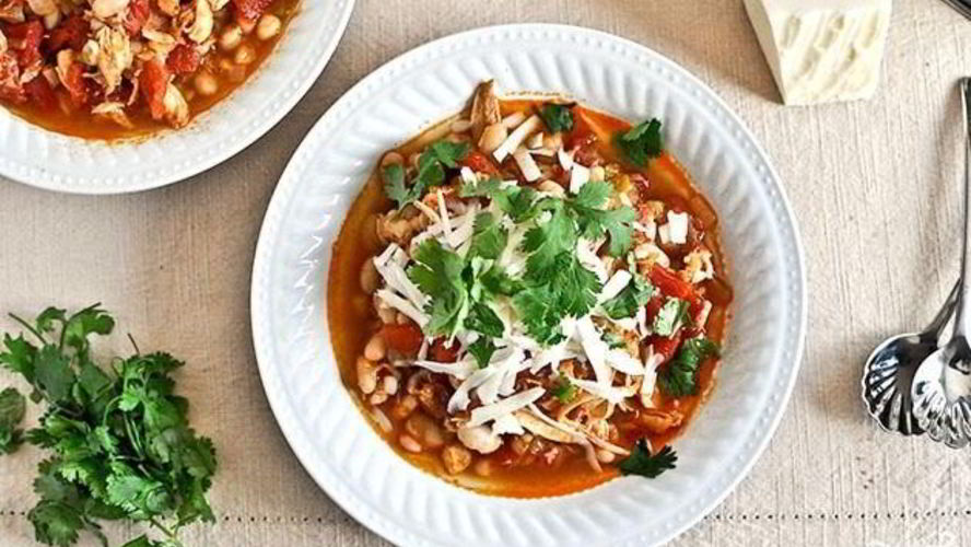 Рецепт жаркого из курицы, фасоли и овощей