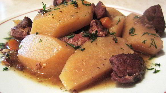 Рецепт Жаркого по-домашнему в гранатовом соусе