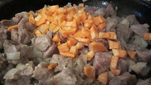 жаркое по-домашнему в гранатовом соусе