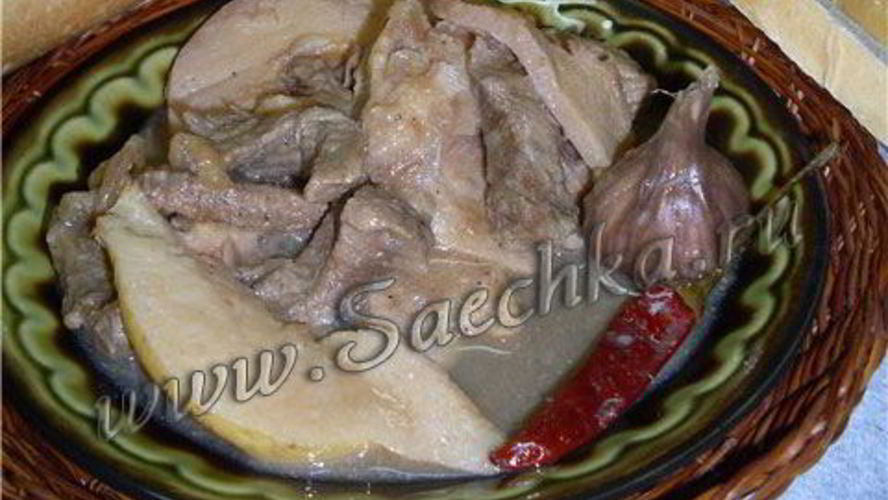 Рецепт жаркого с айвой