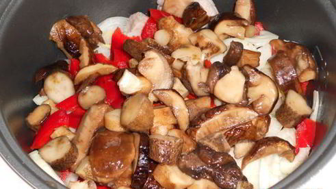 жаркое с грибами в мультиварке