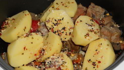 жаркое с грибами в мультиварке