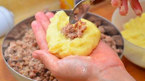 картофельные зразы с фаршем