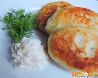 Картофельные зразы с капустой