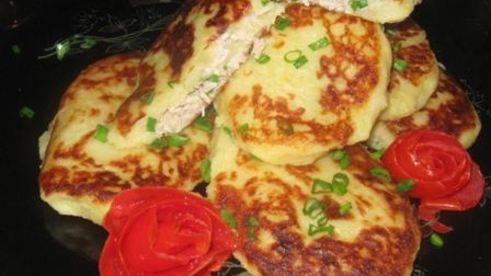 картофельные зразы с мясом