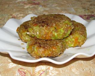 Овощные зразы с сыром