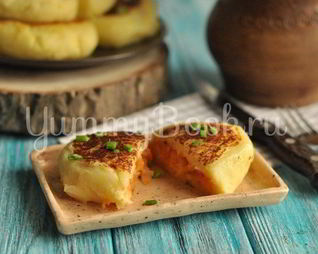 Постные зразы с капустой