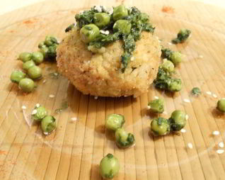 Рисовые зразы со шпинатом