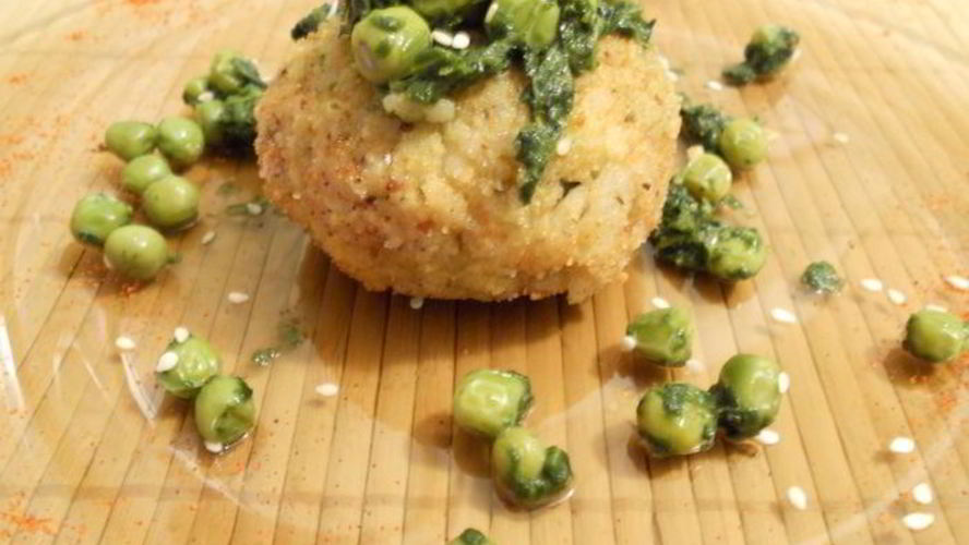 Рецепт рисовых зраз со шпинатом