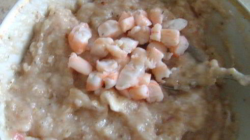 рыбные зразы с креветками