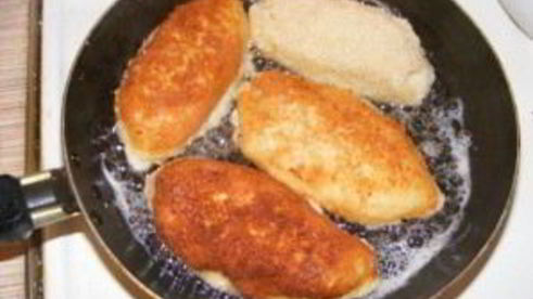 зразы из фарша с грибами