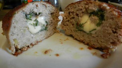 зразы из индейки с сыром гауда и укропом