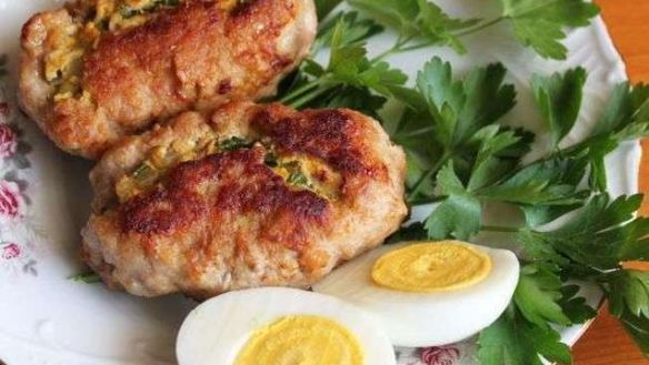 Рецепт Зраз из свинины с яйцом
