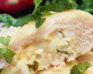 Зразы рыбные с яйцом