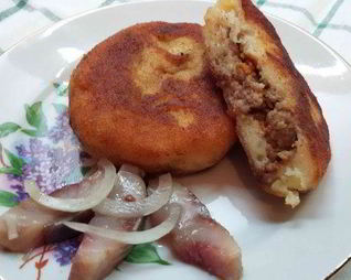 Зразы с куриным фаршем