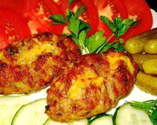 Зразы с сыром в духовке