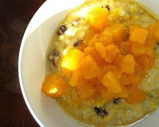 Ароматная тыквенная каша с кокосом