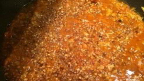 гречка по-купечески с фаршем