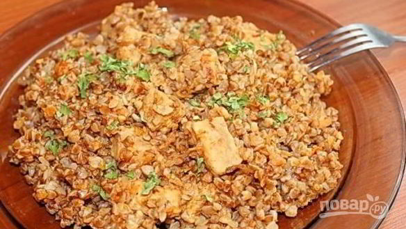 Рецепт Гречки по-купечески томленая со свининой