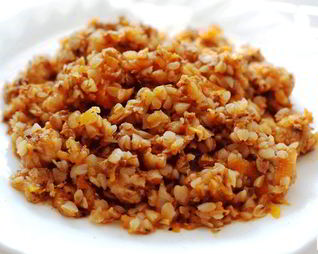 Гречка с фаршем в мультиварке