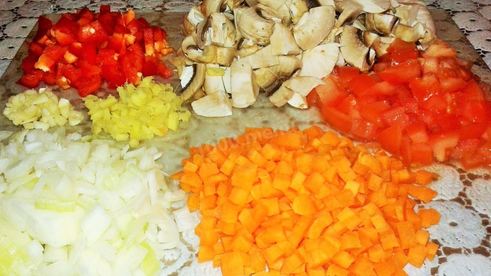 гречка с грибами в микроволновке