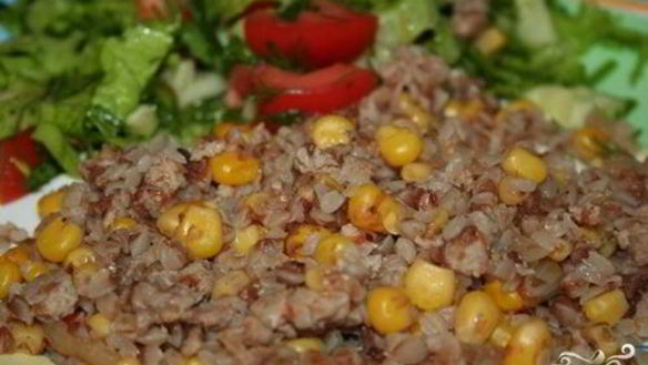 Рецепт Гречки с кукурузой