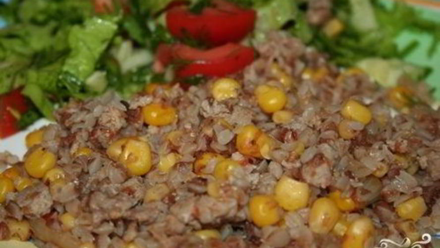 Рецепт гречки с кукурузой
