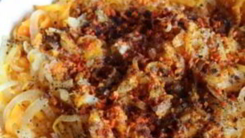 гречка с лисичками и луком