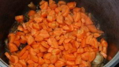 гречка с лисичками в казане