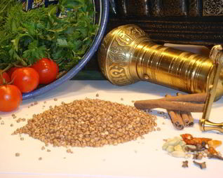 Гречка с луком по-берберски