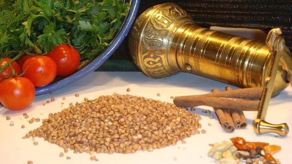 Рецепт Гречки с луком по-берберски