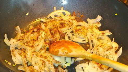 гречка с луком по-берберски