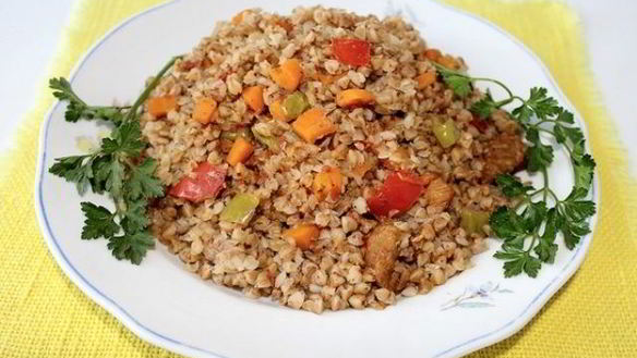 Рецепт Гречки с мясом в духовке